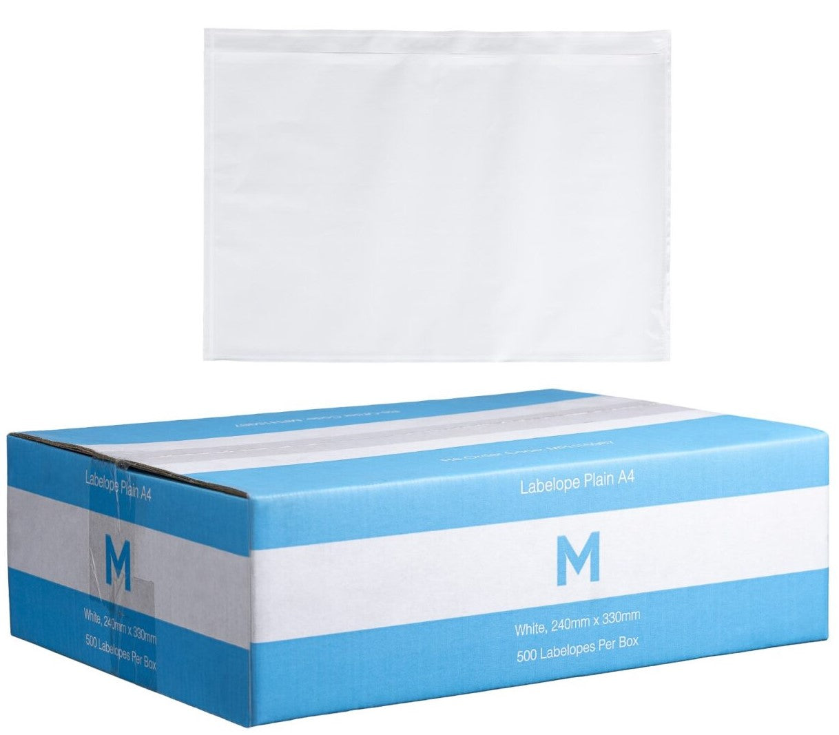 Plastic Labelope Plain A4 - Matthews