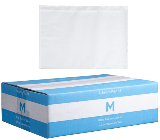 Plastic Labelope Plain A4 - Matthews