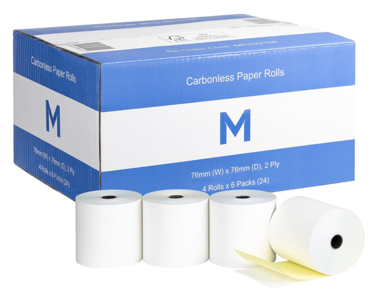 NCR Carbonless Paper Roll - Matthews
