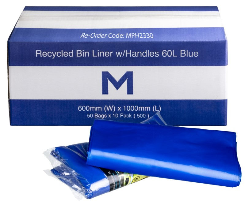 FP Recycled Bin Liner w/Handles 60L - Matthews