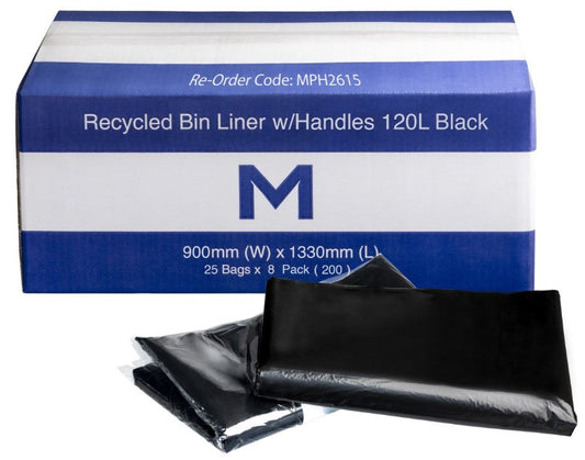 FP Recycled Bin Liner w/Handles 120L - Matthews