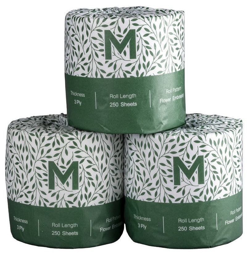 Recycled Wrapped Toilet Tissue Boxed - Matthews
