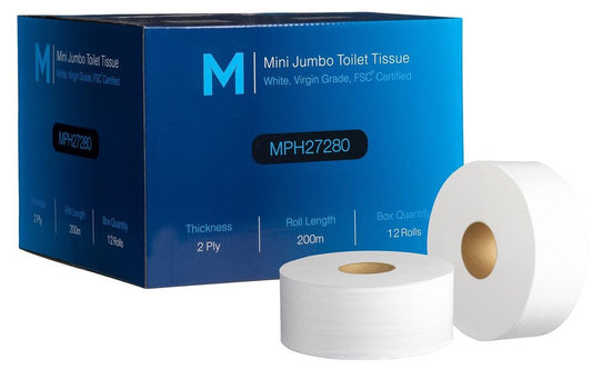 Virgin Mini Jumbo Toilet Tissue Boxed - Matthews