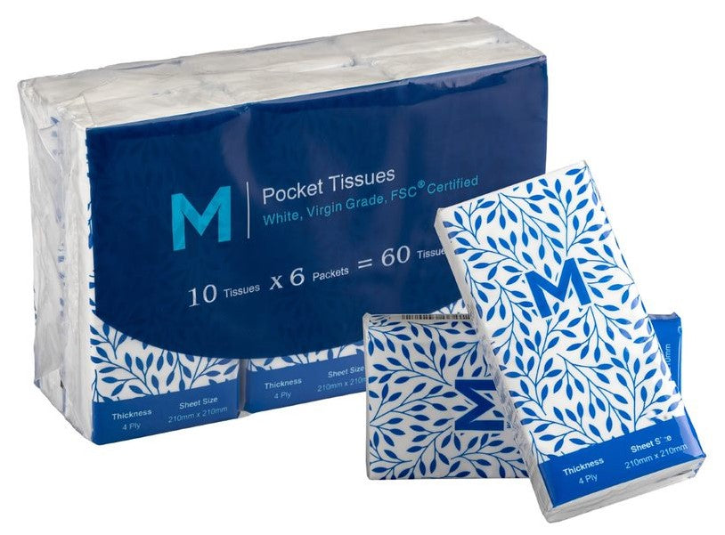 Tissue Pocket Packs 1/12 Fold - Matthews