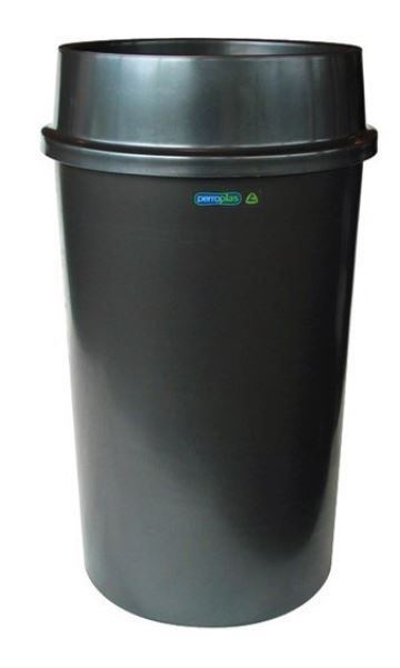 Plastic Flip Top Rubbish Bin 60L - Matthews