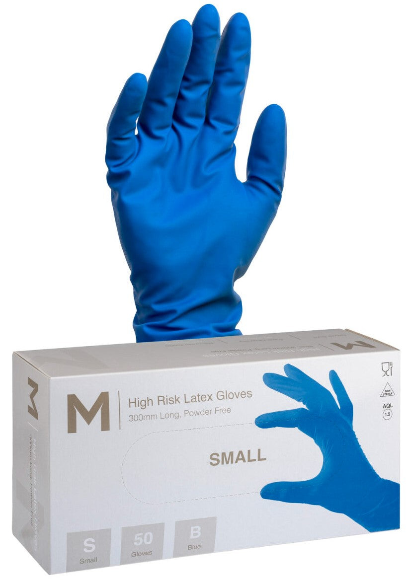 High Risk Latex Examination Gloves Powder Free - Matthews