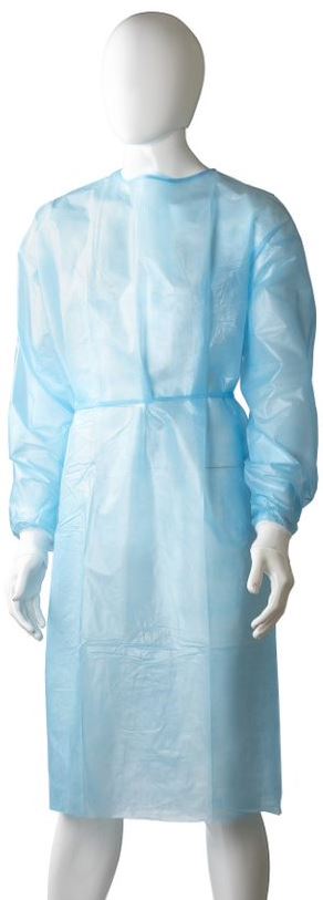 Polypropylene Coated Isolation Gown - Matthews