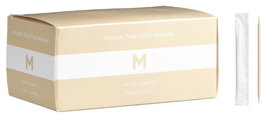 Wooden Tooth Picks Wrapped - Matthews