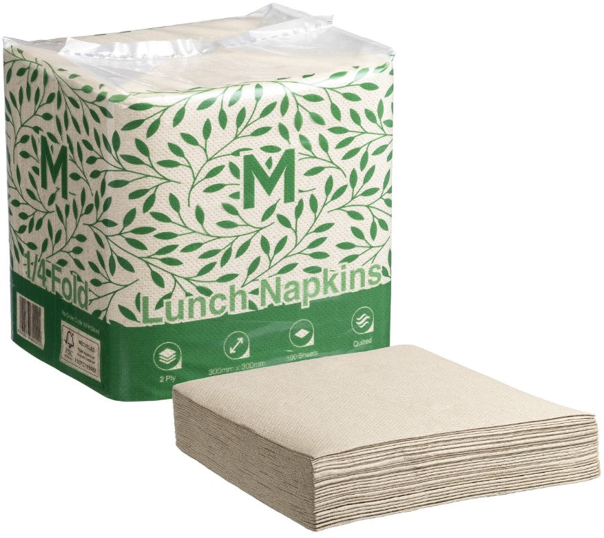 Quilted Lunch Napkins 1/4 Fold - Matthews