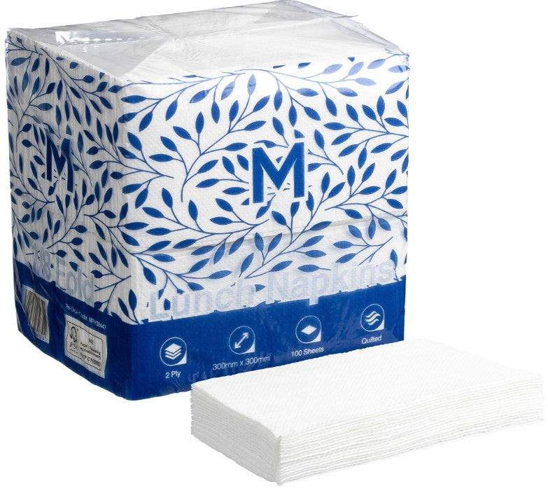 Quilted Lunch Napkins 1/8 Fold - Matthews