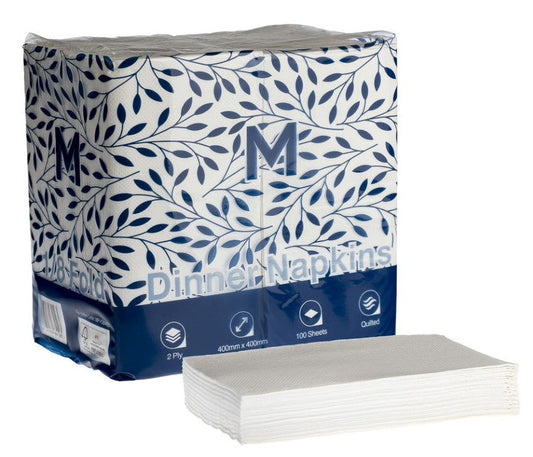 Quilted Dinner Napkins 1/8 Fold - Matthews