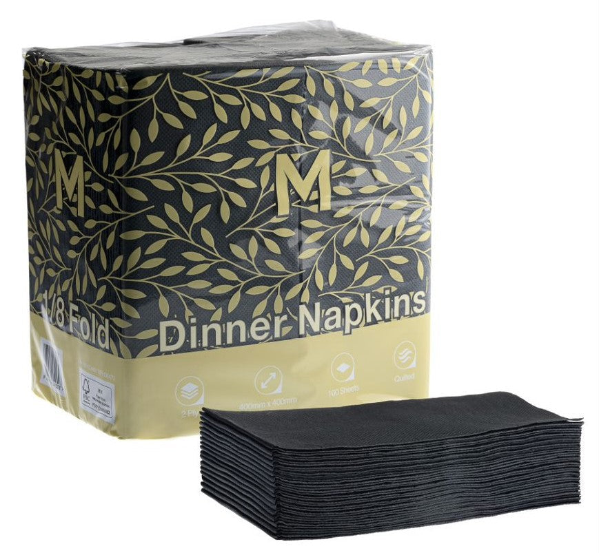 Quilted Dinner Napkins 1/8 Fold - Matthews