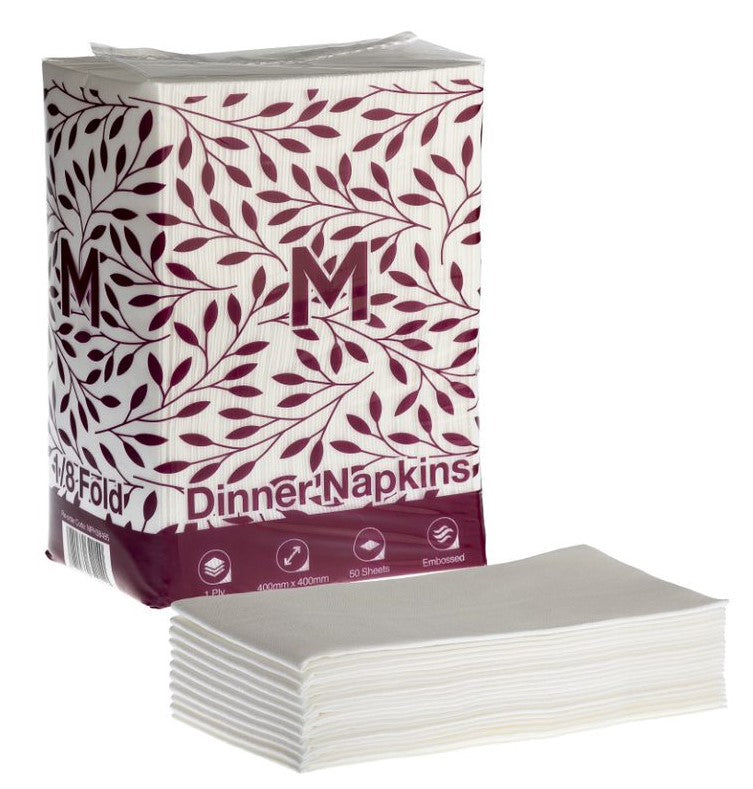 Airlaid Dinner Napkins 1/8 Fold - Matthews
