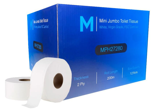 Mini Jumbo Toilet Tissue Boxed 2ply