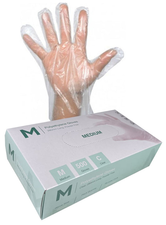 Polyethylene Gloves Clear