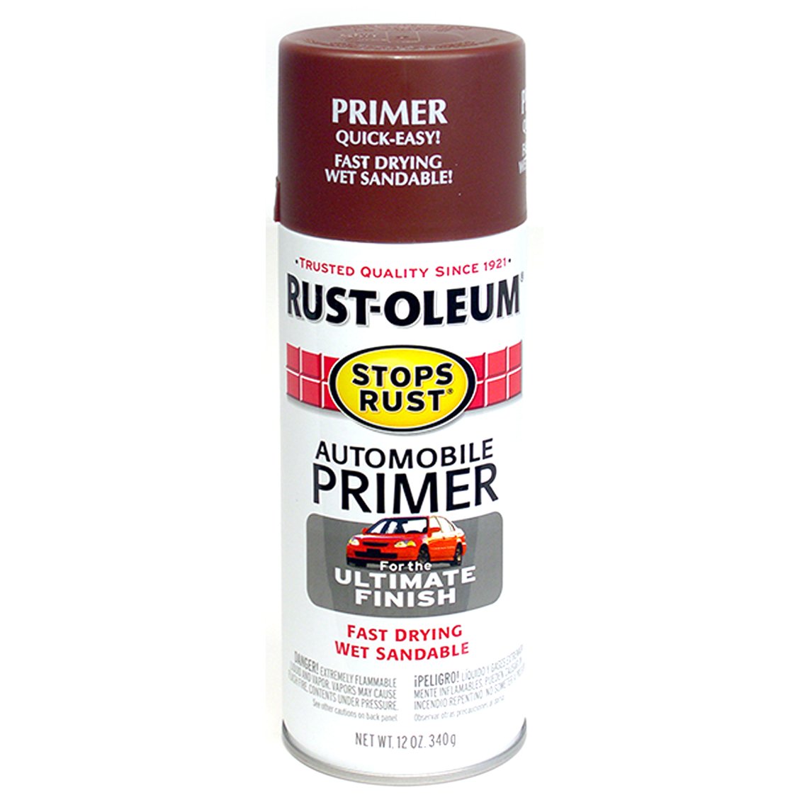 Stops Rust - Auto Primer - Flat Light Grey 340g