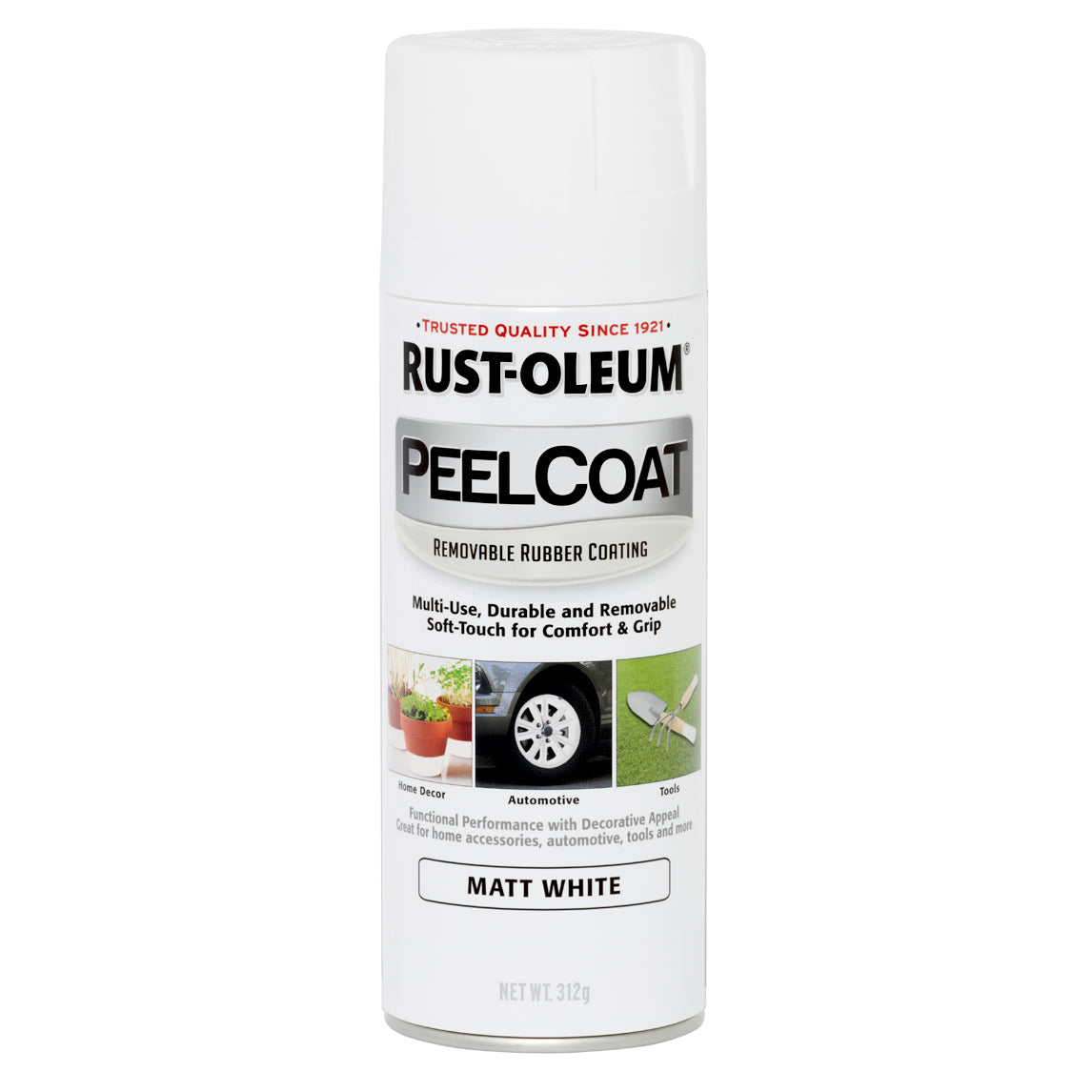 Rust-Oleum - Peel Coat - Matte White 312g