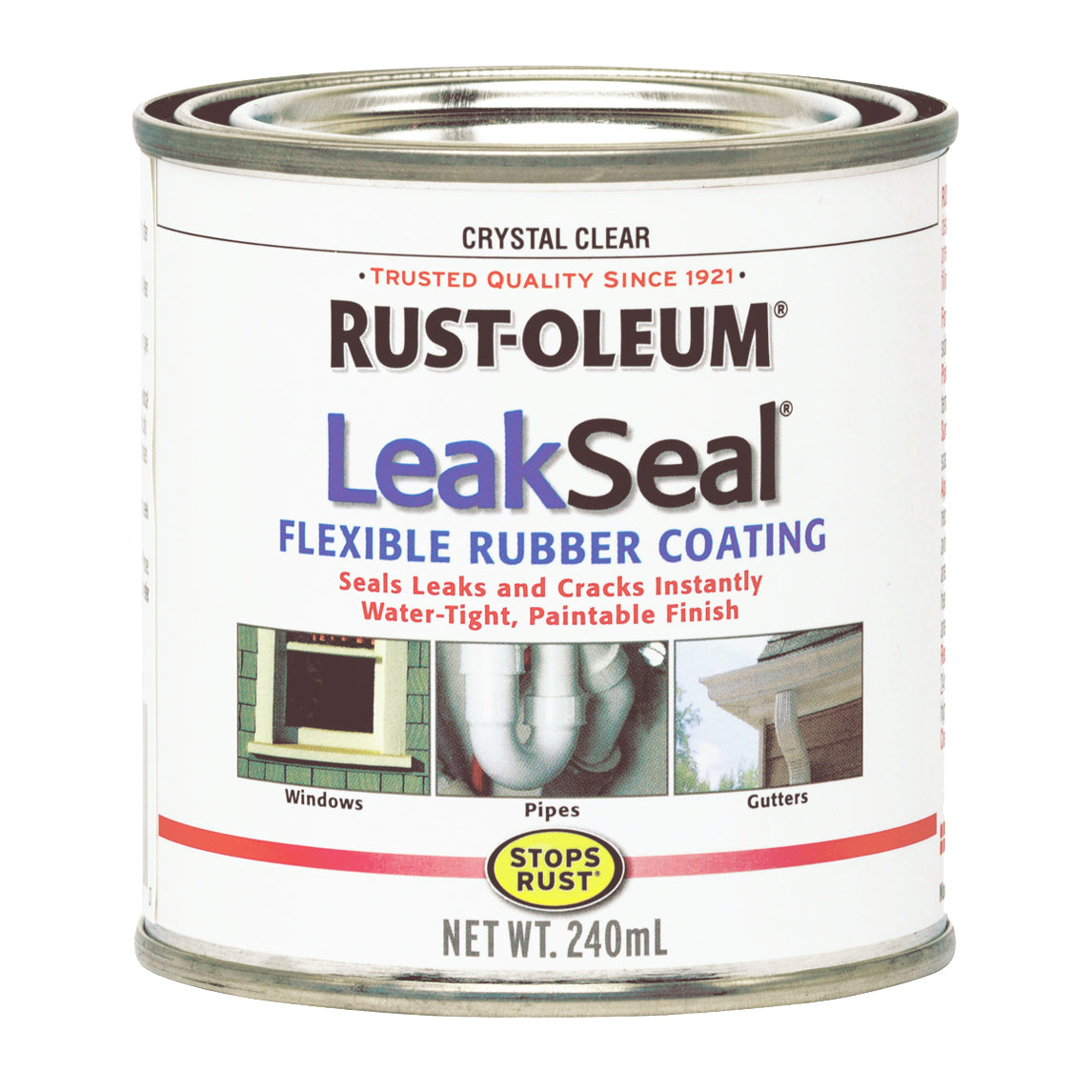 Rust-Oleum Leakseal Brush On Paint - Clear 240ml