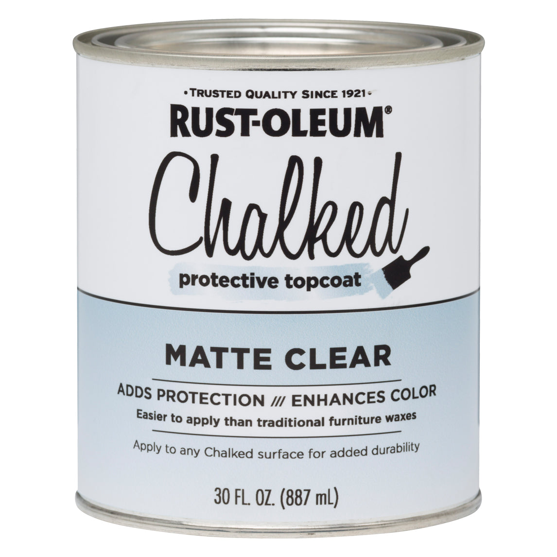 Rust-Oleum - Chalked Protective Top Coat - Clear 887ml