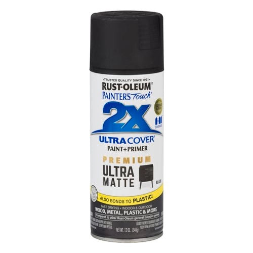 Rust-Oleum - 2X Ultra Cover - Matte Black 340g