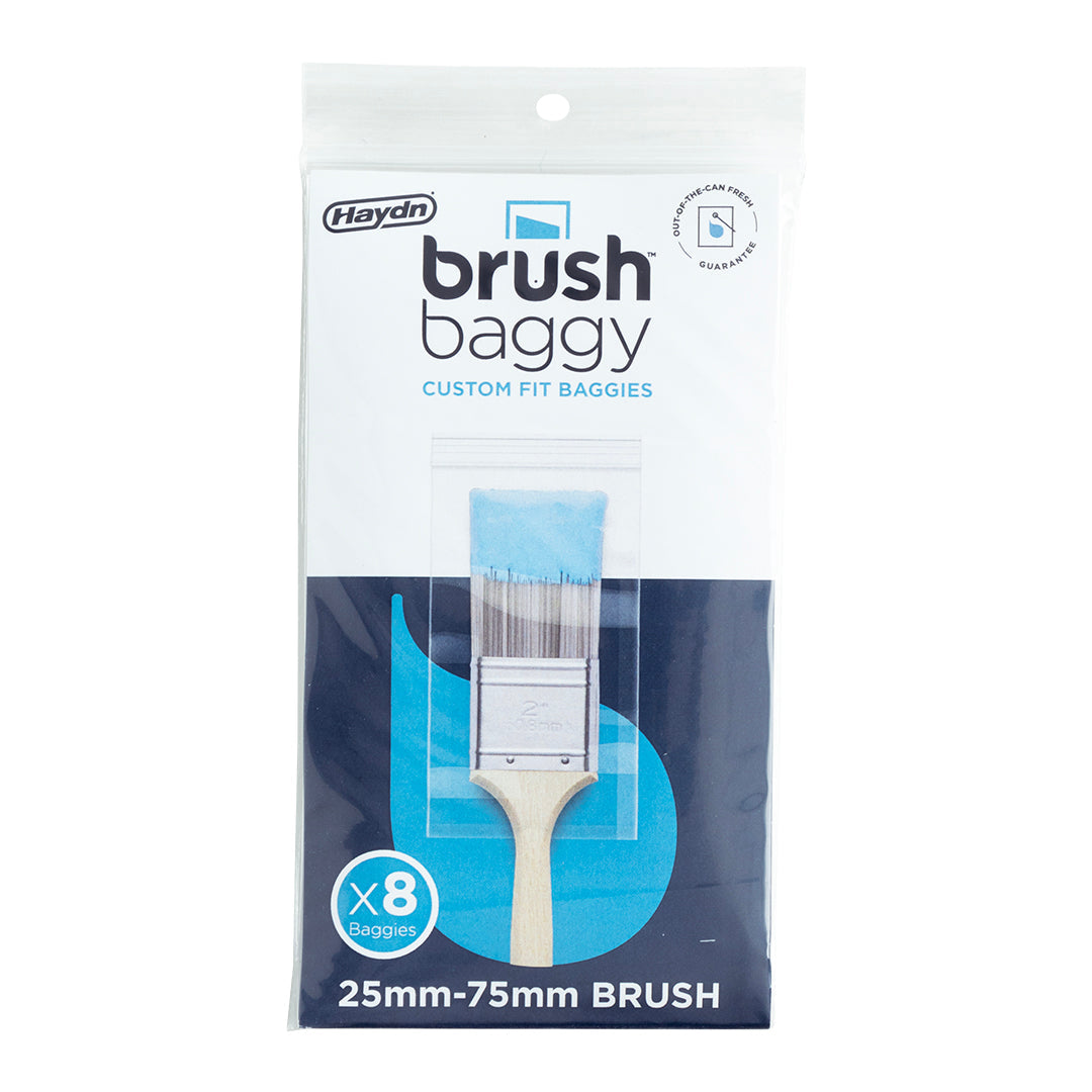 25mm-75mm BrushBaggy Paint Brush Cover - 40Pk