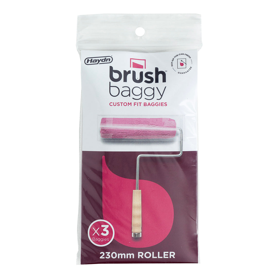 230mm BrushBaggy Roller Sleeve Cover - 3Pk