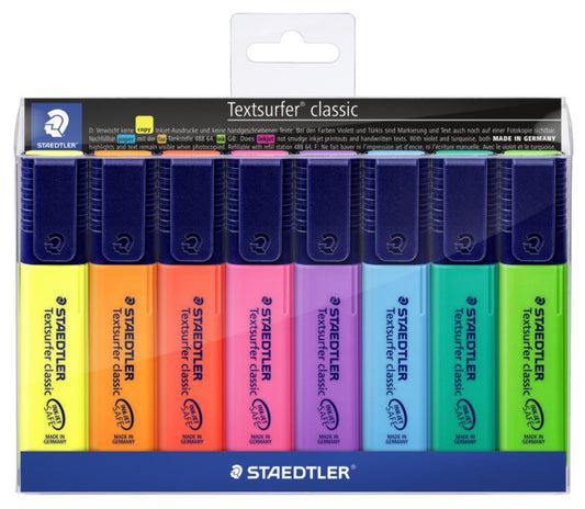 Staedtler Classic Highlighter Chisel Tip Assorted - CornerBox