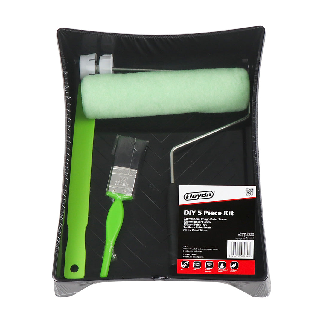 DIY 230mm Kit - 10mm Sleeve, Tray, Handle, SBRED 50mm Brush