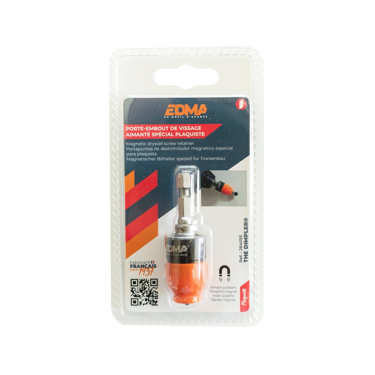 EDMA Dimpler - Magnetic Drywall Screw Retainer