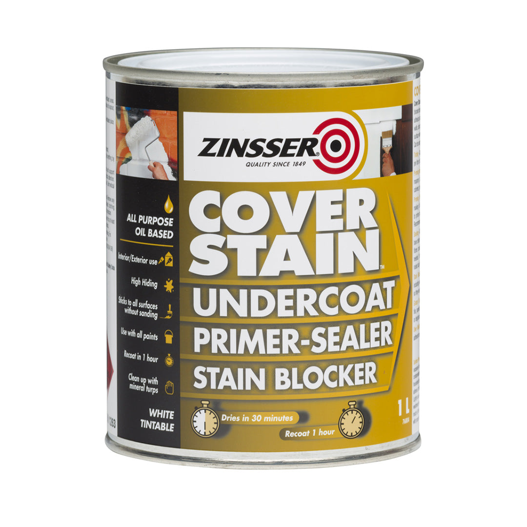 Zinsser Cover Stain Primer Sealer - White 1L