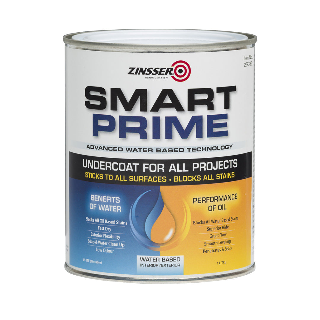 Zinsser Smart Prime Primer - White 1L