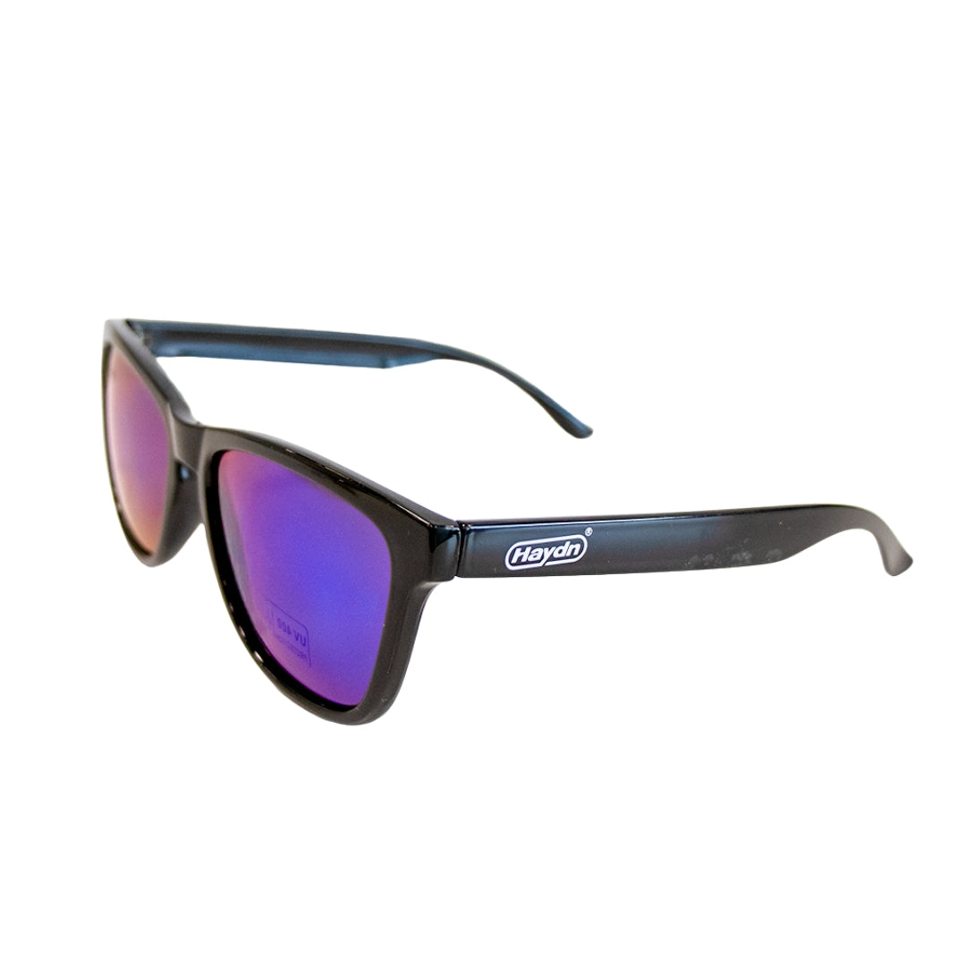 Haydn Black Frame Black Arms Green Lens Sunglasses