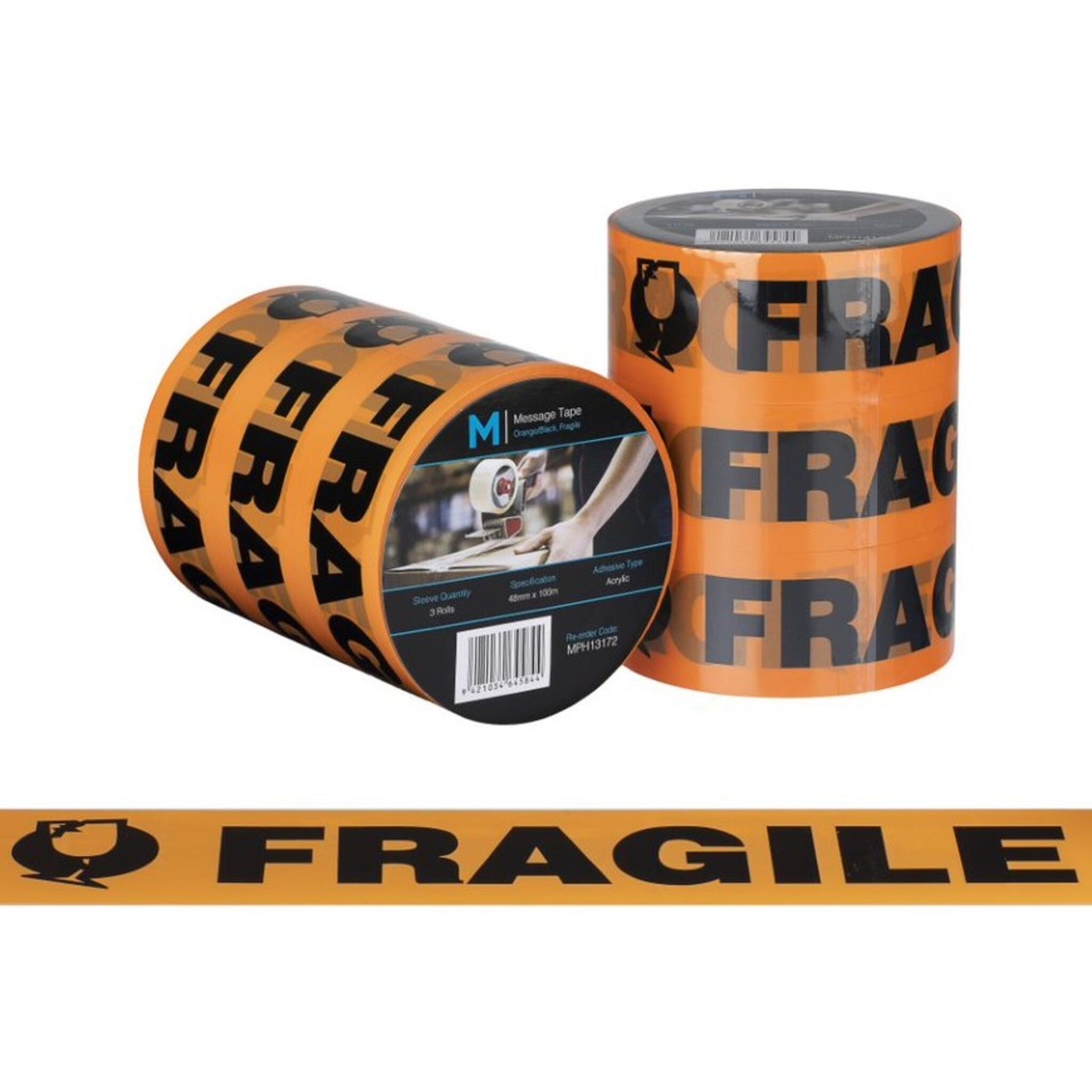 Message Tape Fragile