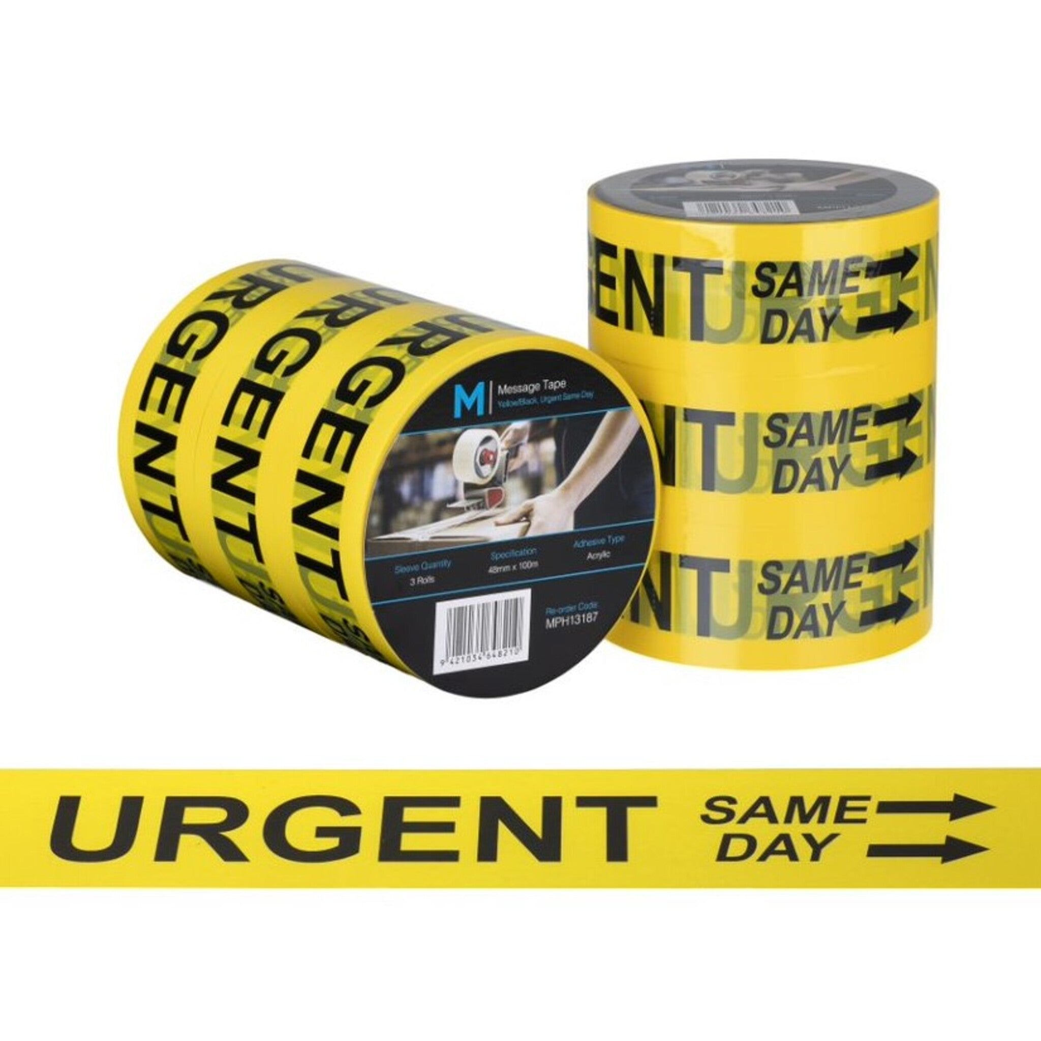 Message Tape Urgent Same Day