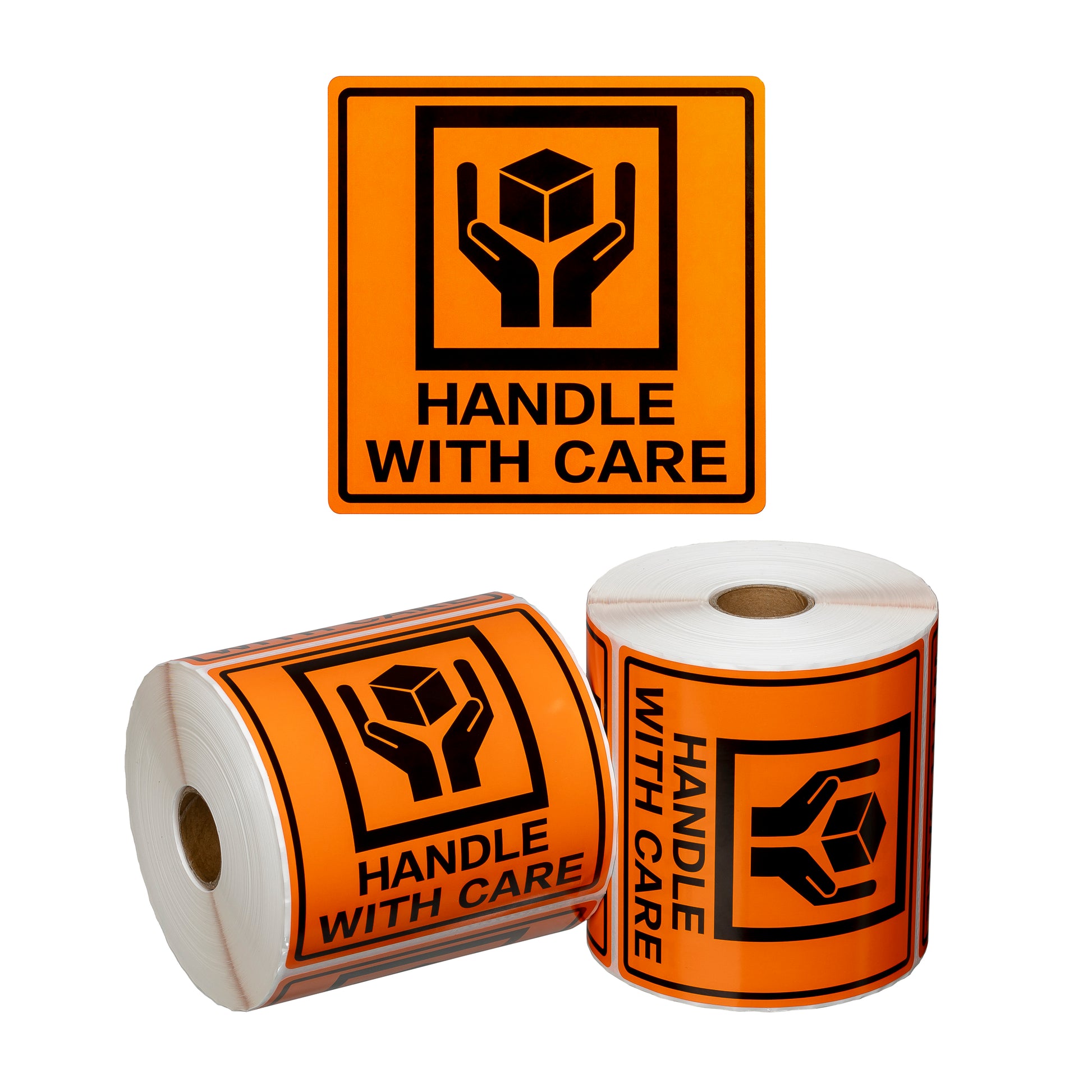 Handle With Care Label - CornerBox