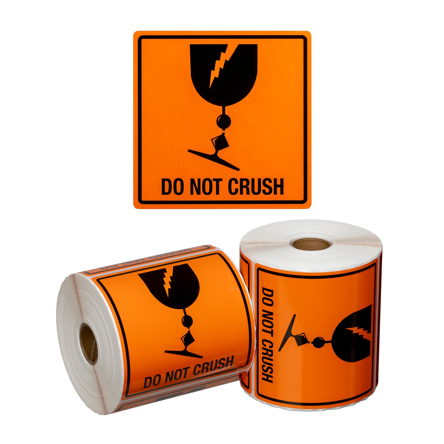 Do Not Crush Handling Label - CornerBox