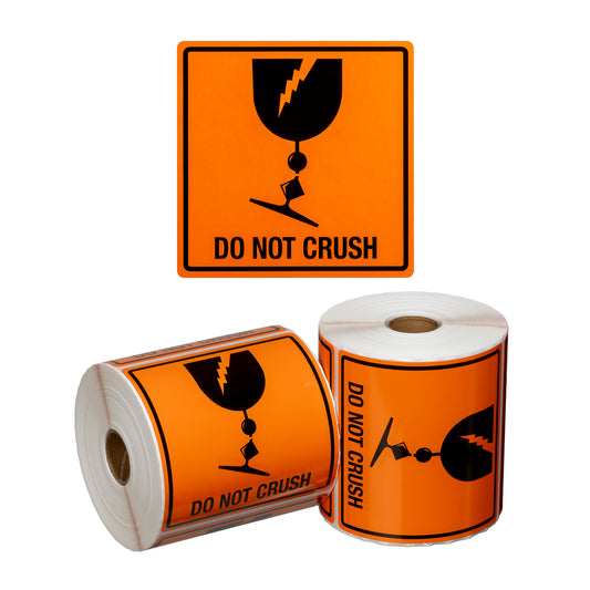 Do Not Crush Handling Label - CornerBox