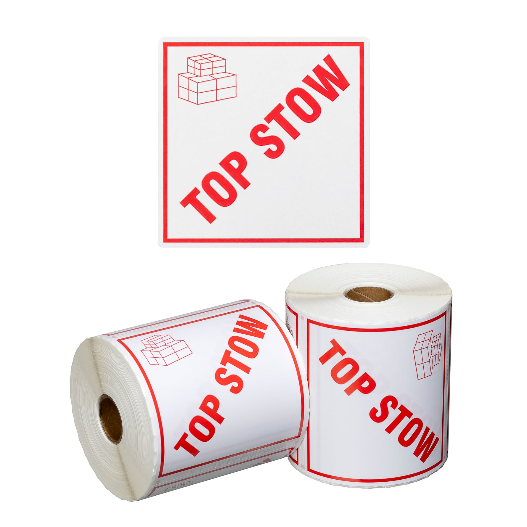 Handling Label Top Stow