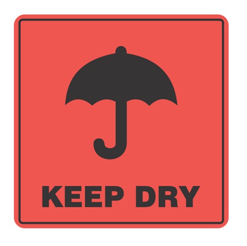 Handling Label Keep Dry - Matthews