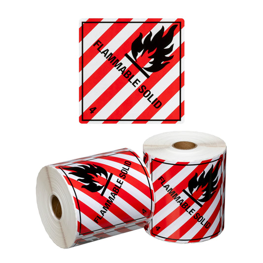 DG Label Flammable Solid 4.1 - Matthews