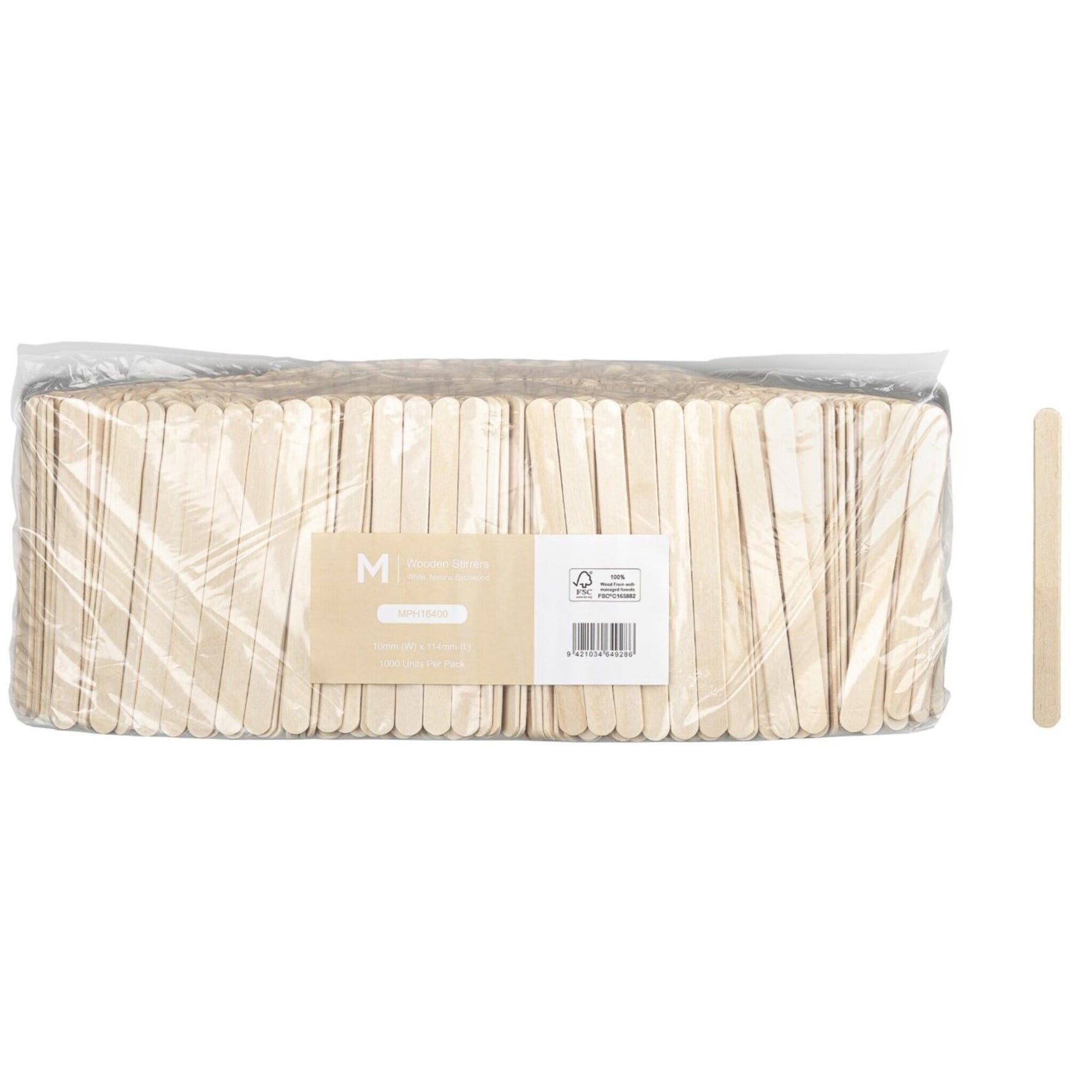 Wooden Beverage Stirrer Sticks