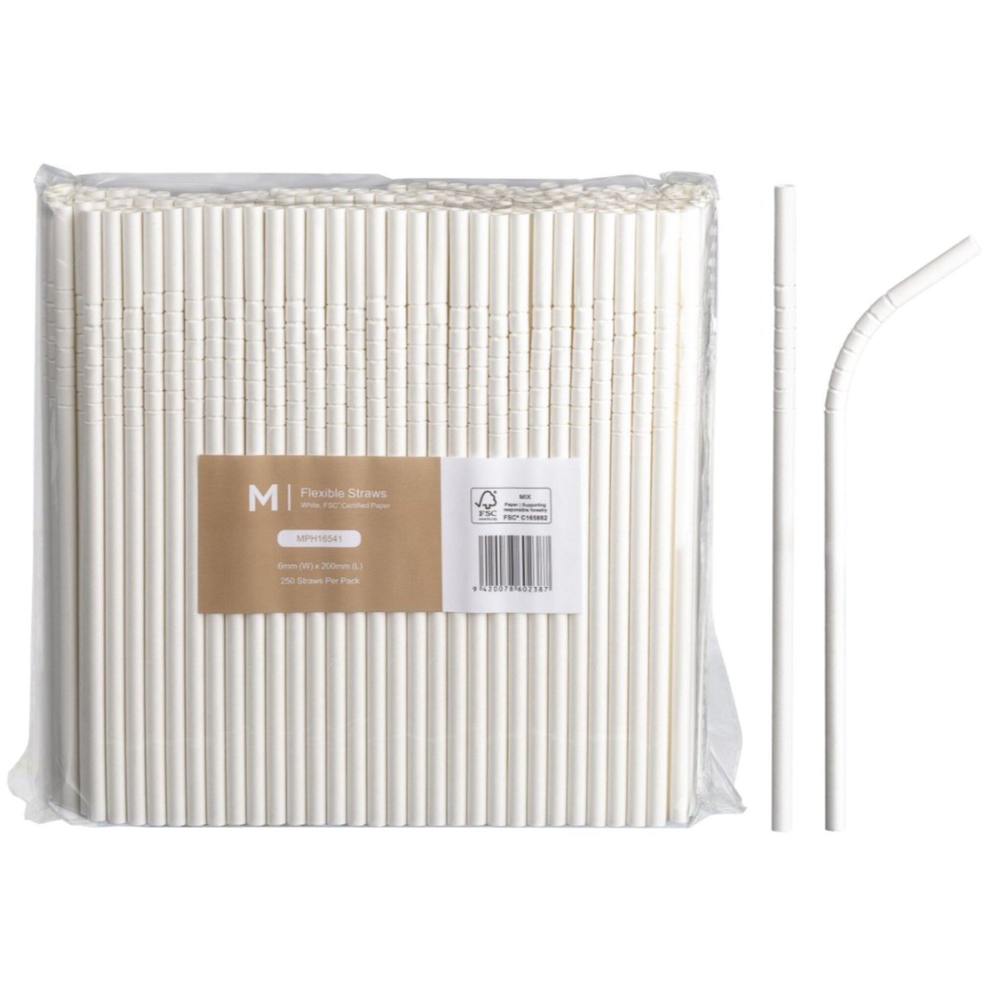 Paper Regular Flexible Straws