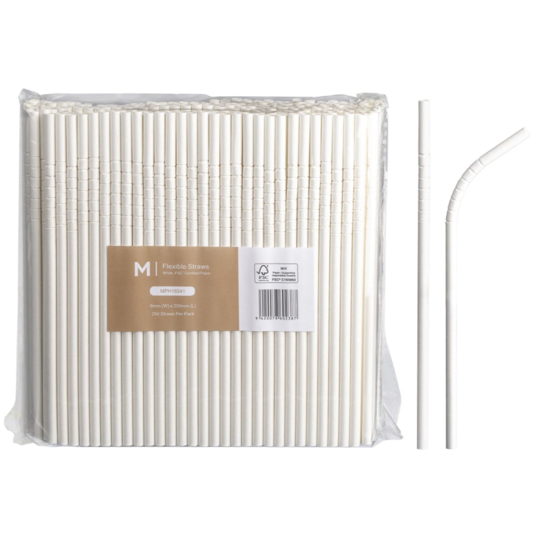 Paper Regular Flexible Straws