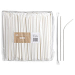Paper Flexible Straws Wrapped