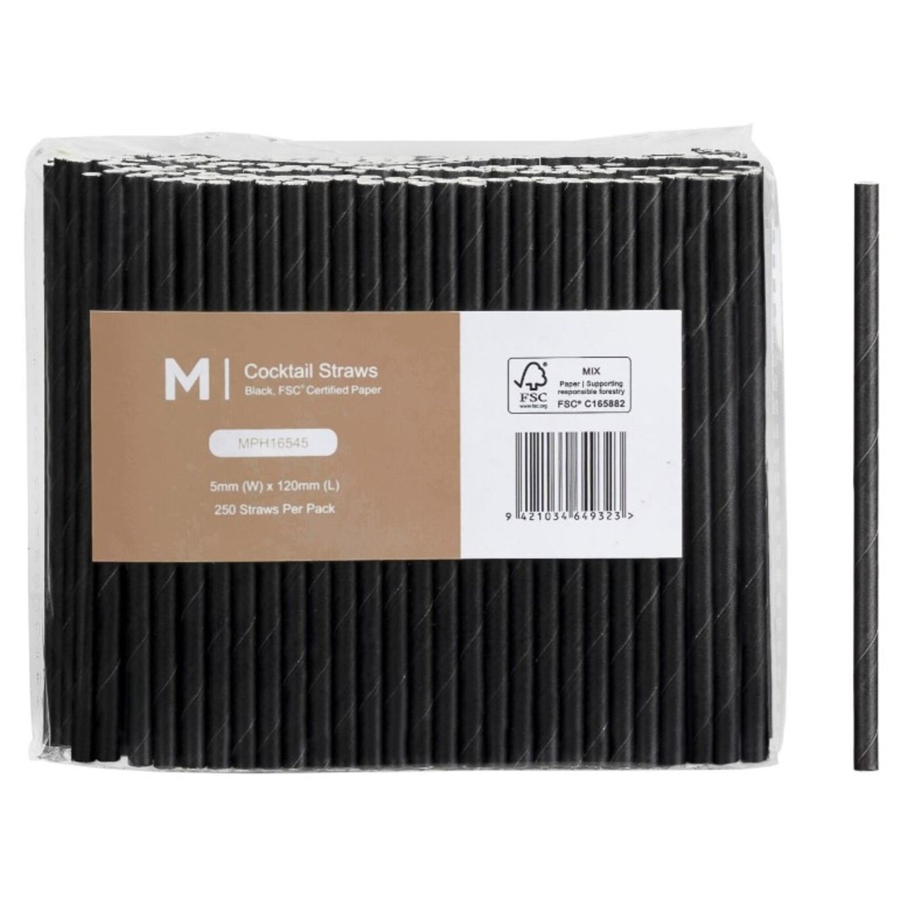 Paper Cocktail Straight Straws