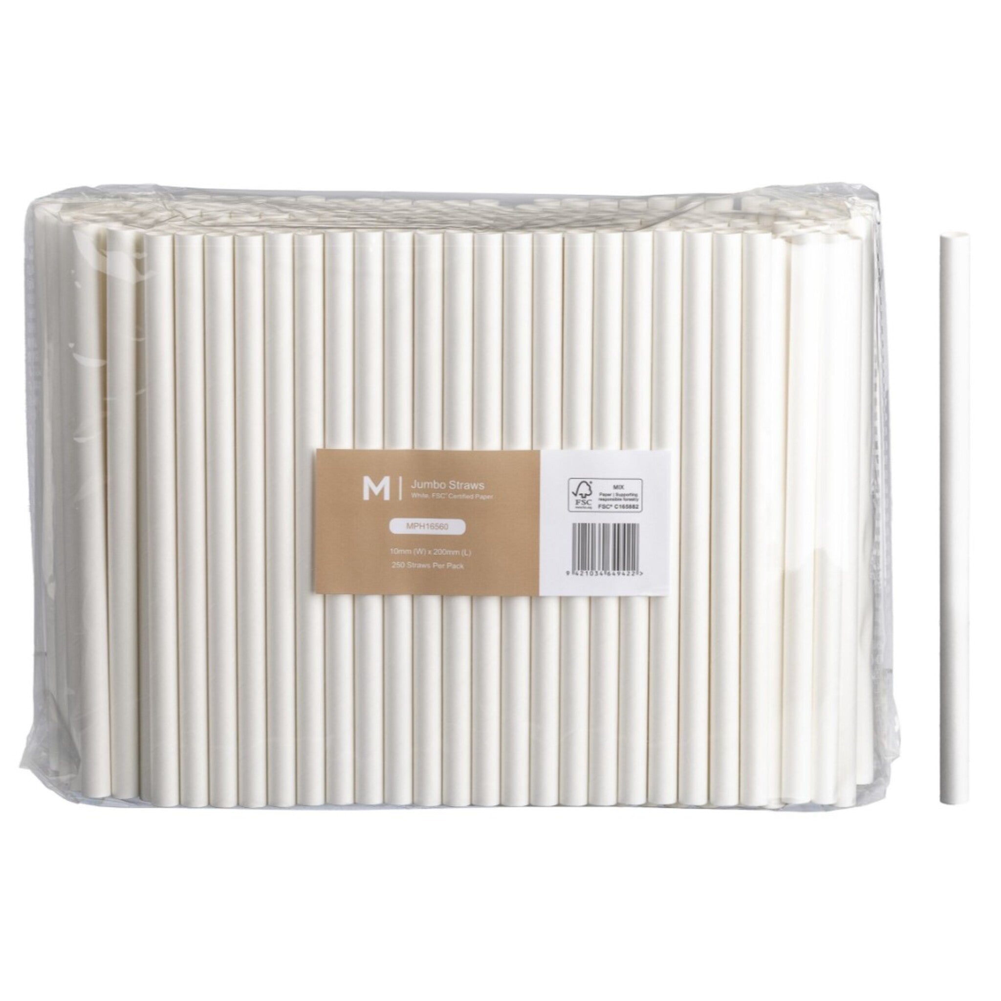 Paper Jumbo Straight Straws