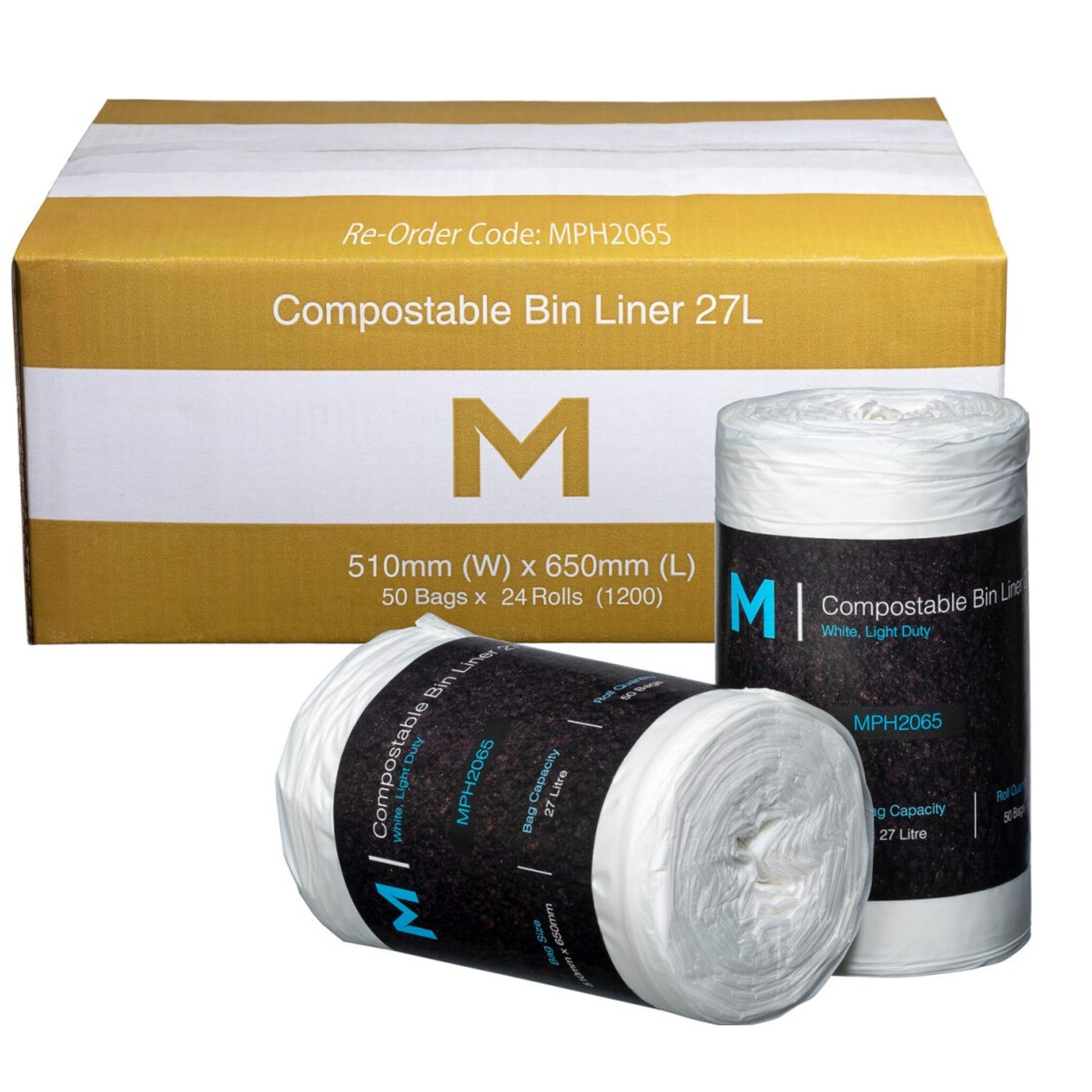 POR Compostable Bin Liner 27L