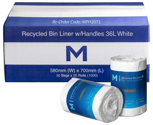 POR Recycled Bin Liner w/Handles 36L - Matthews