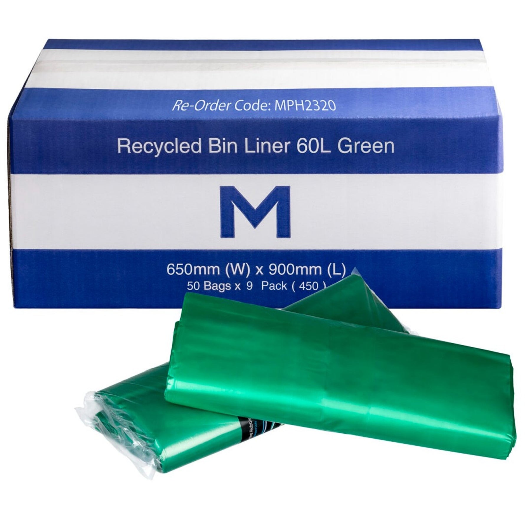 Recycled Bin Liner 60L