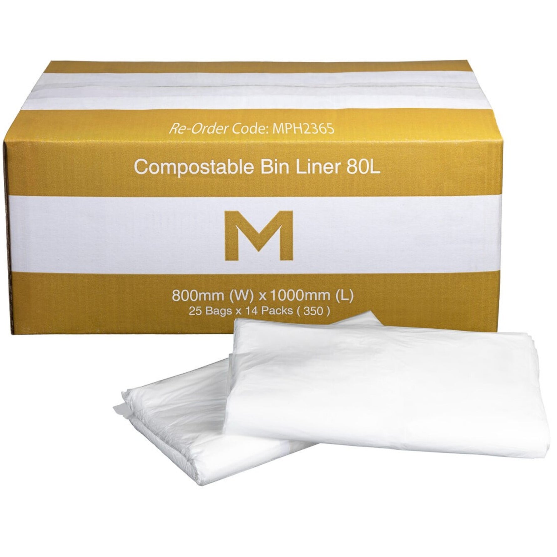 FP Compostable Bin Liner 80L